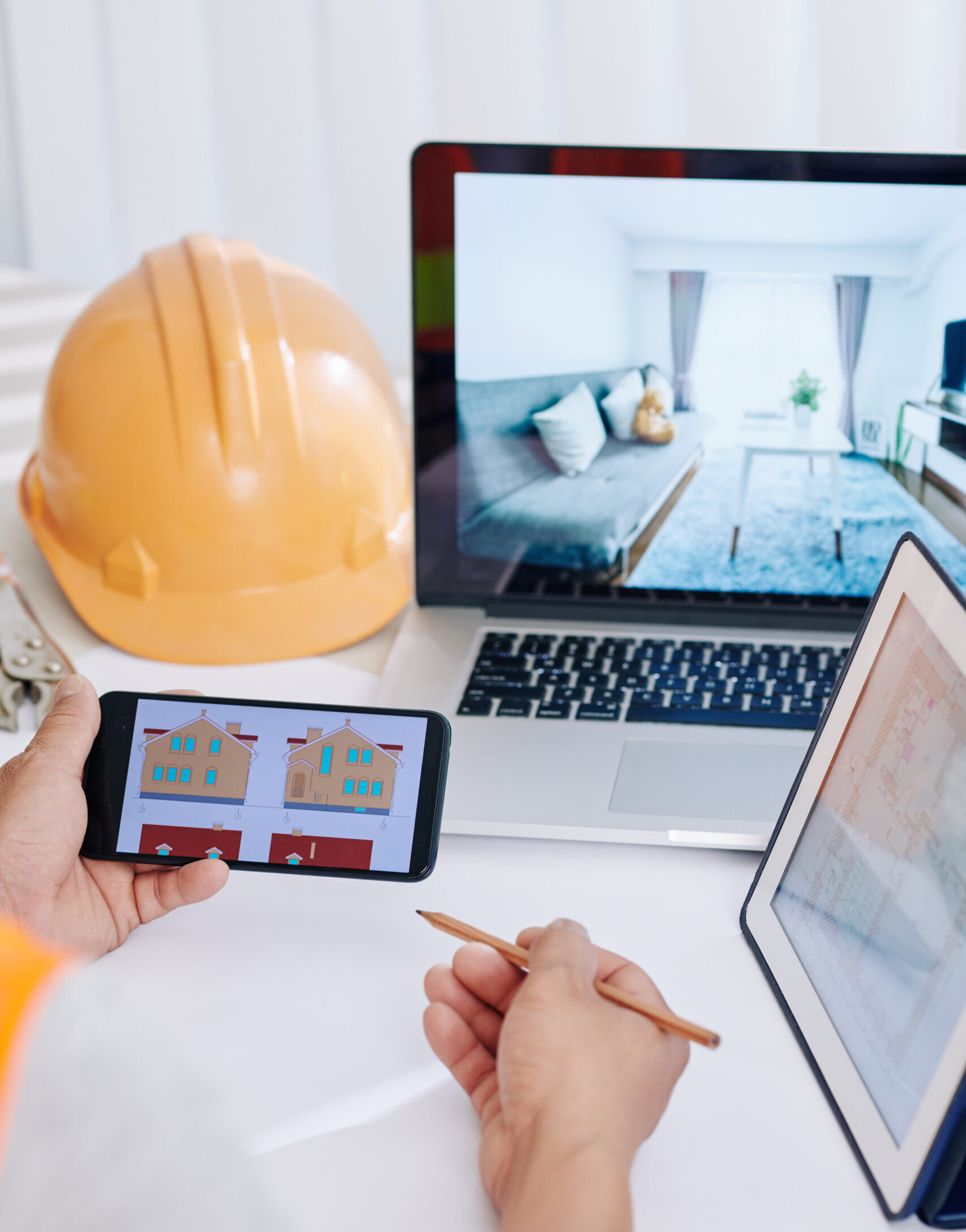 JRC Afbouw werkt met digitale ontwerpen en bouwplannen om interieurprojecten zorgvuldig te visualiseren en uit te voeren